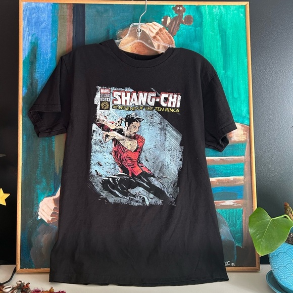 Marvel Shang-Chi Black and Red Graphic Tee M - Picture 2 of 10